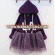 Girls casuall winter dress gauze long sleeve fashion kid dresses letter tutu dress